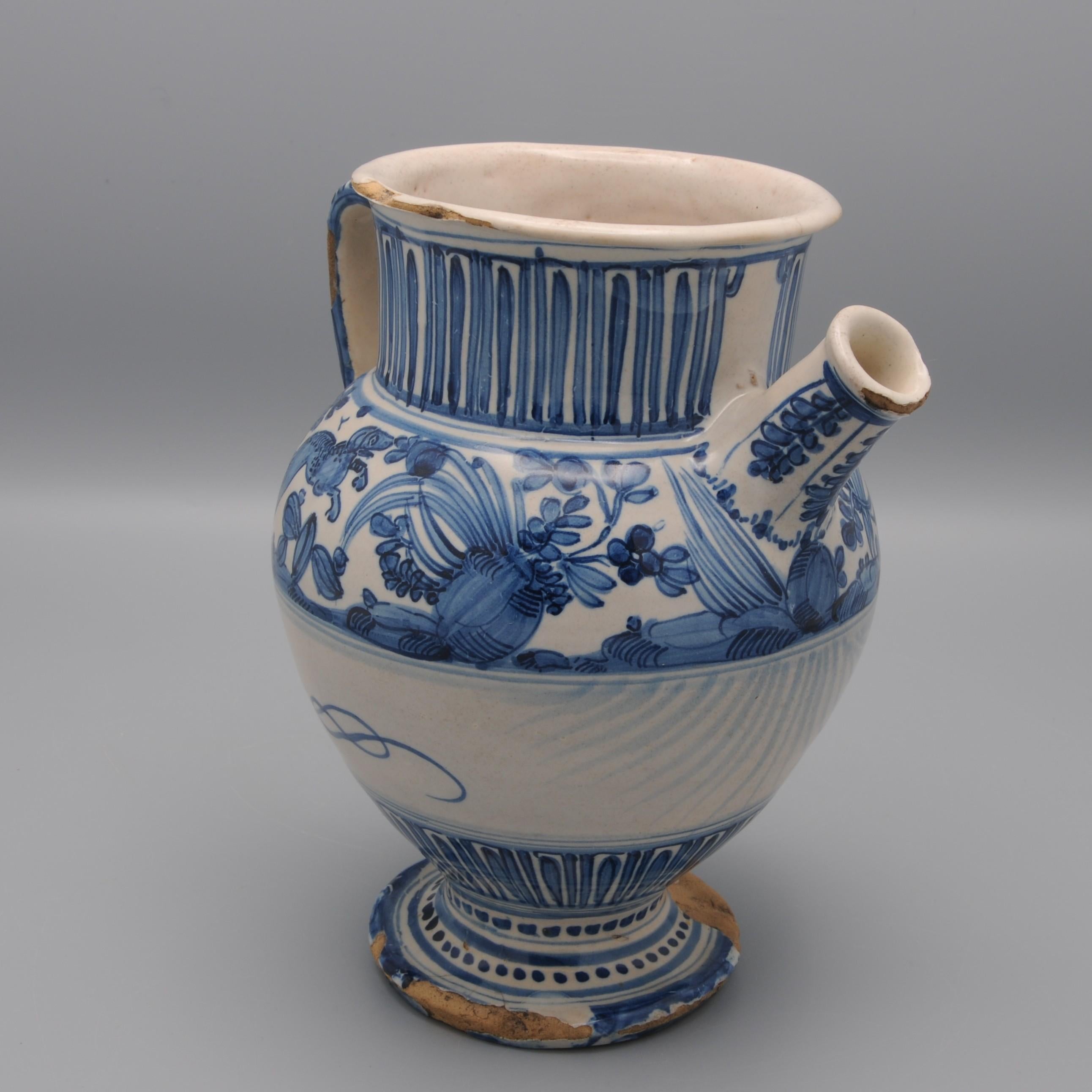 Savona - Maiolica Apothekergefäß / Weiches Drogengefäß -  17. Jahrhundert im Angebot 2