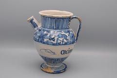 Savona - Maiolica Pharmacy Jug / Wet Drug Jar -  17th century