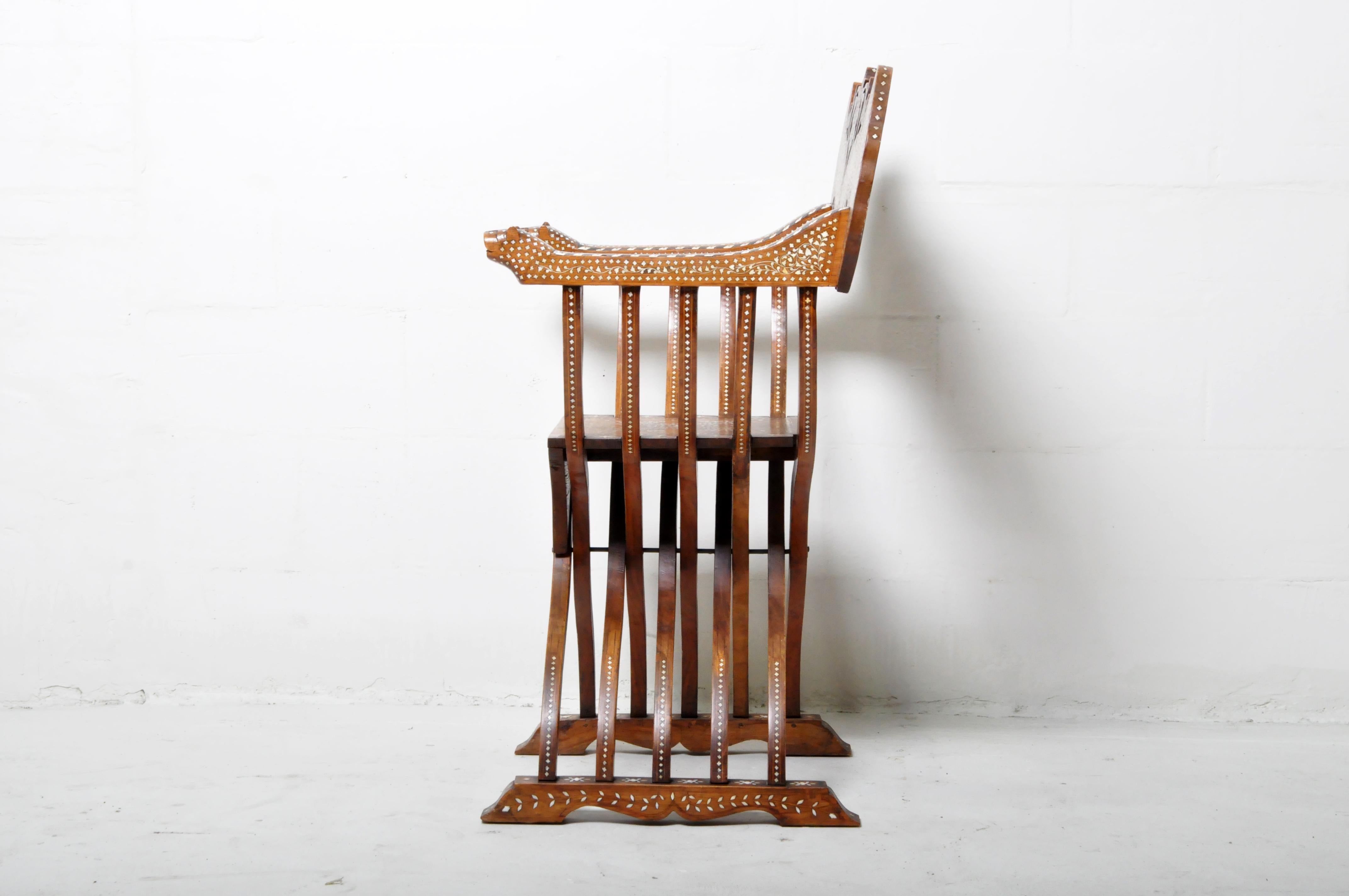 19th Century Savonarola Chair