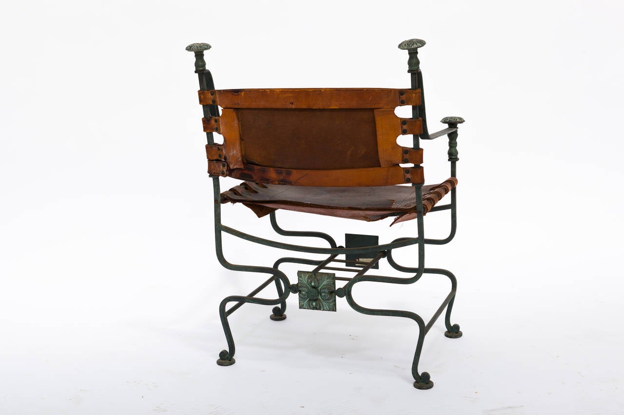 Mid-20th Century Savonarola Chair For Sale