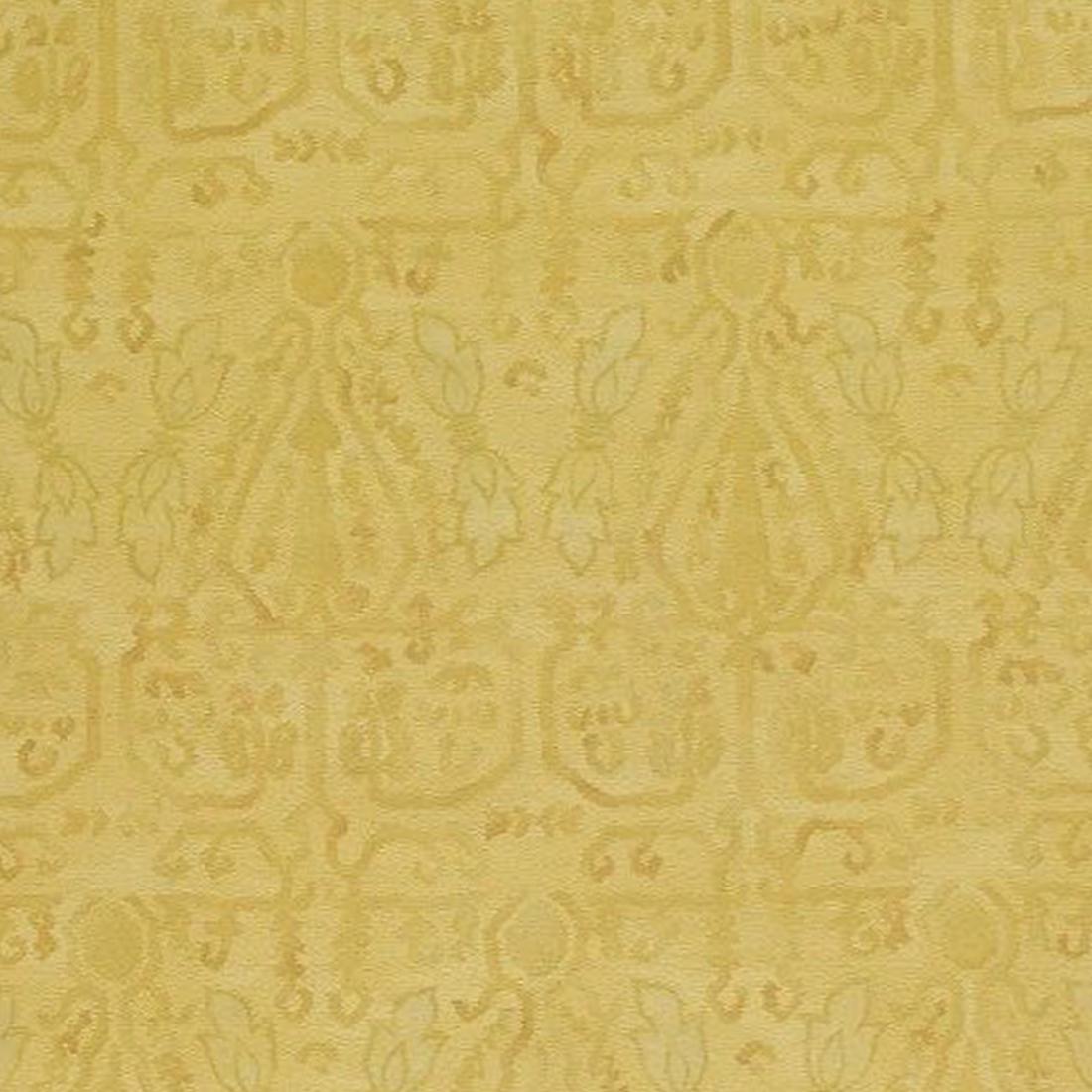 Chinois Tapis de luxe Savonnerie en laine dorée/beige 10''1x14'' en vente