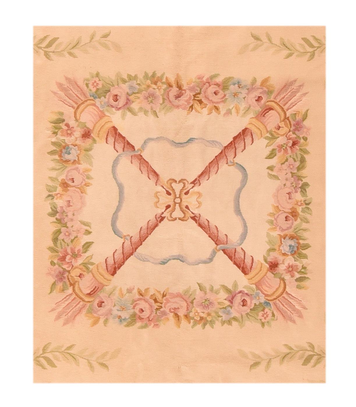 Alfombra Savonnerie 12'0'' x 12'0'' Francés en venta
