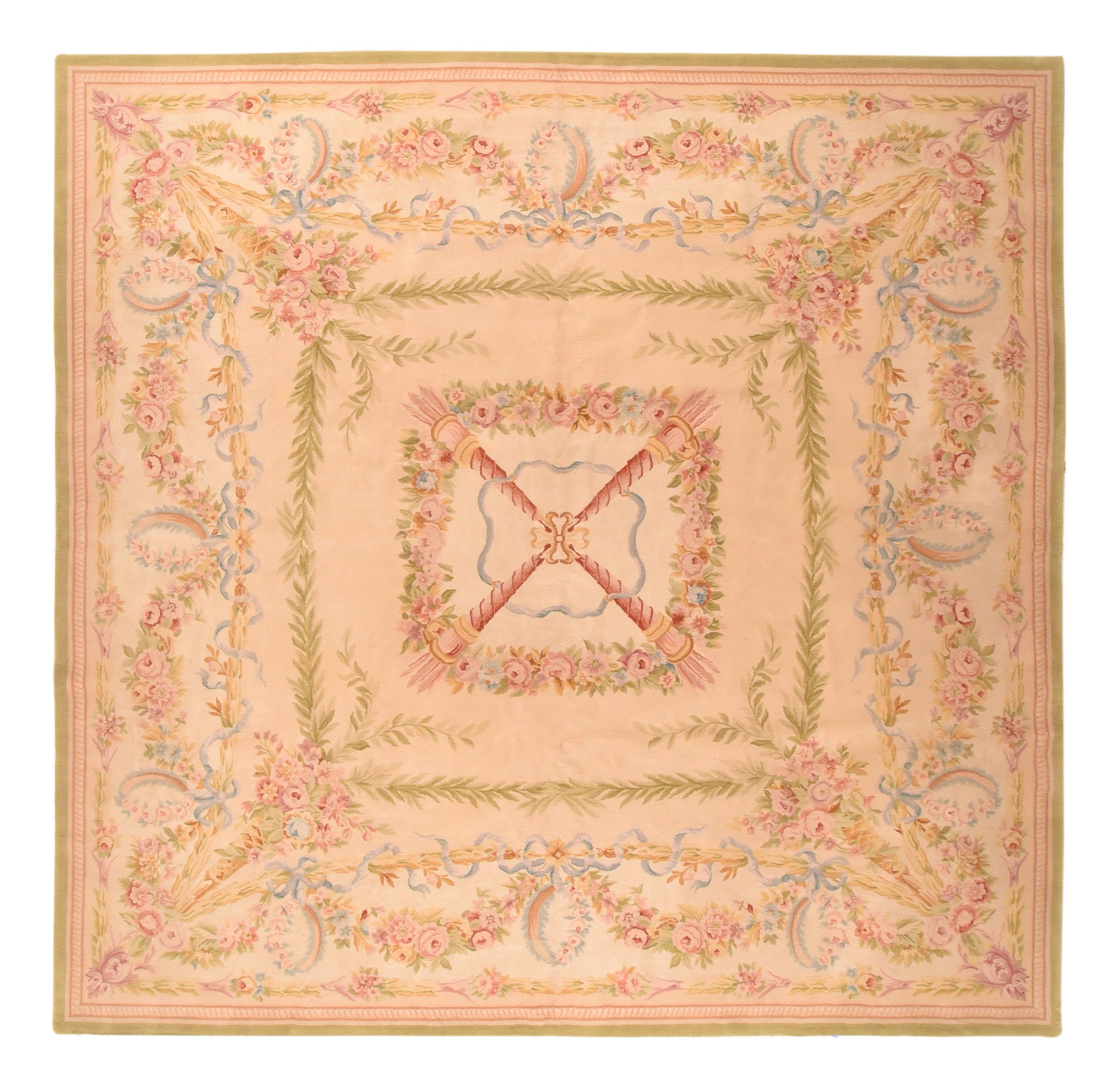 Alfombra Savonnerie 12'0'' x 12'0'' en Bueno estado para la venta en New York, NY