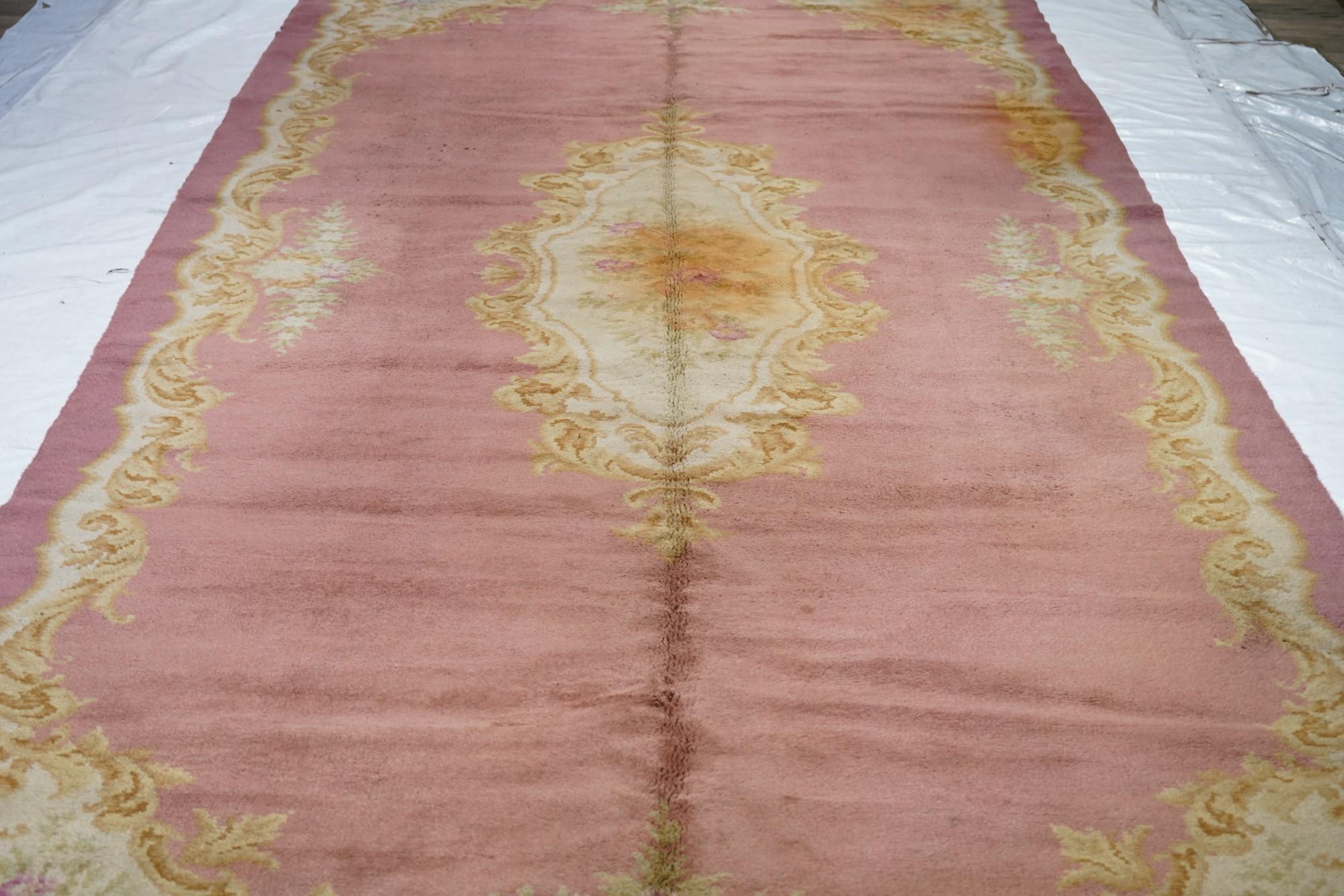 Wool Savonnerie Rug For Sale