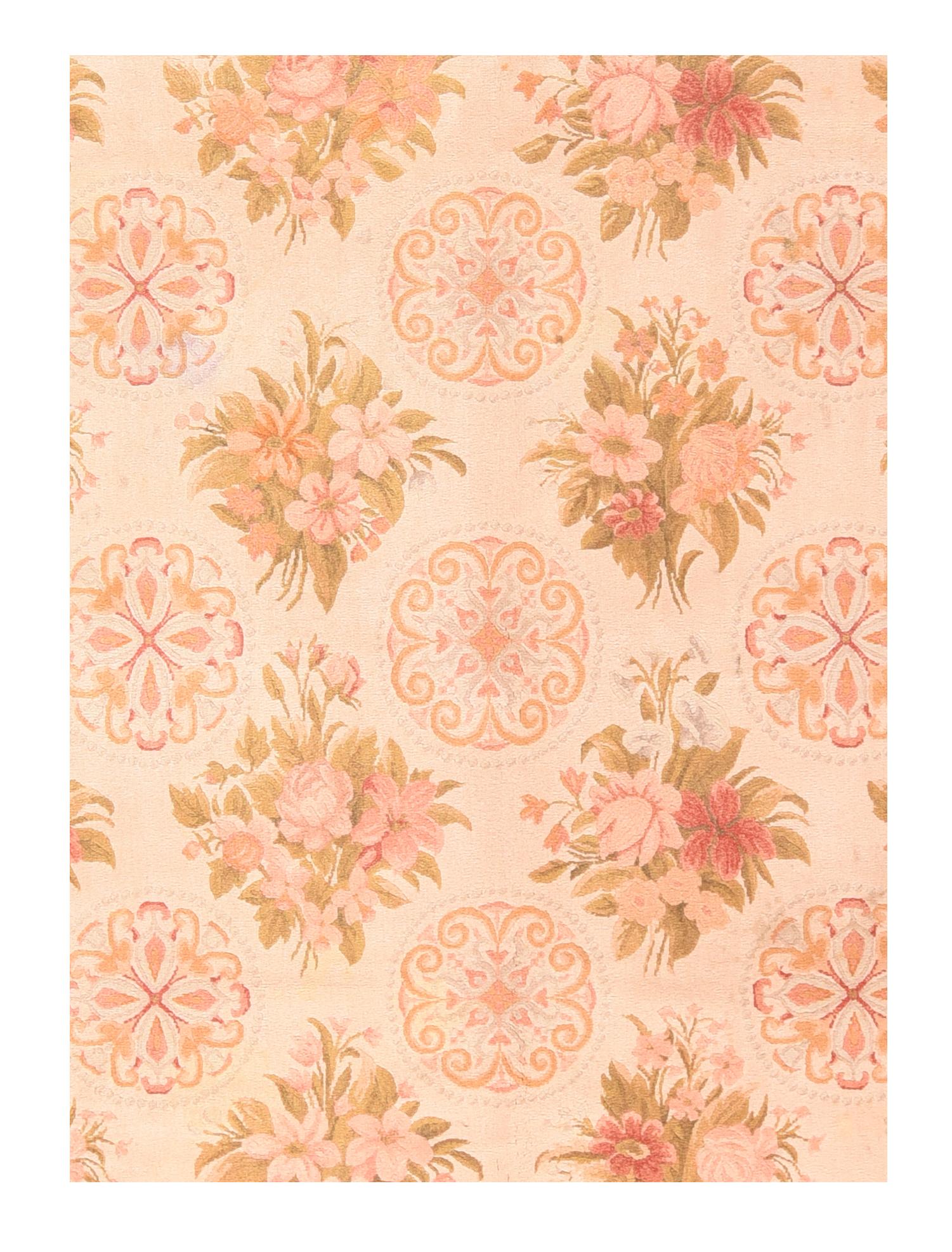 French Savonnerie Rug 8’9” x 12’1” For Sale