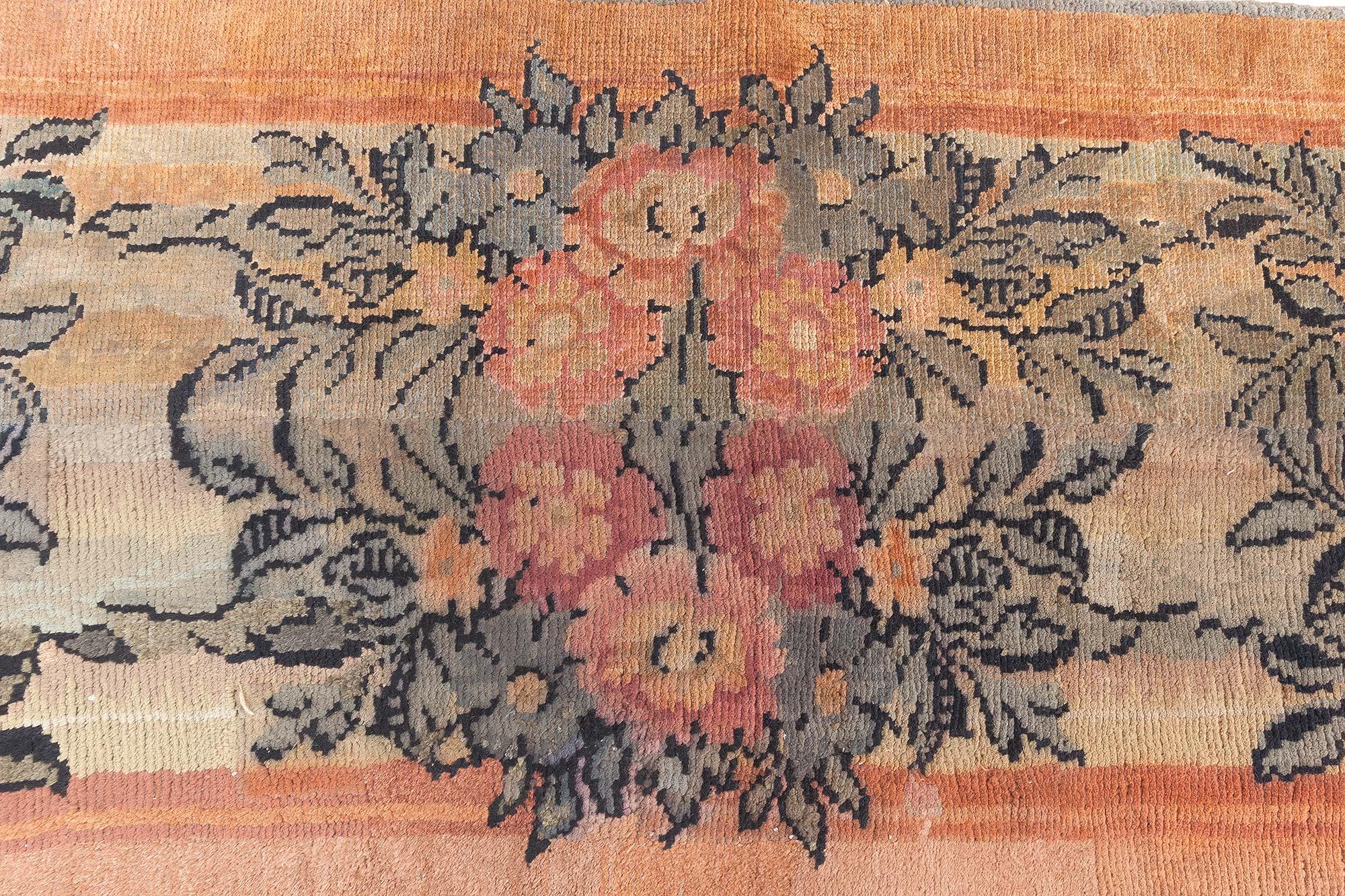 20th Century Savonnerie Runner (fragment) Doris Leslie Blau For Sale