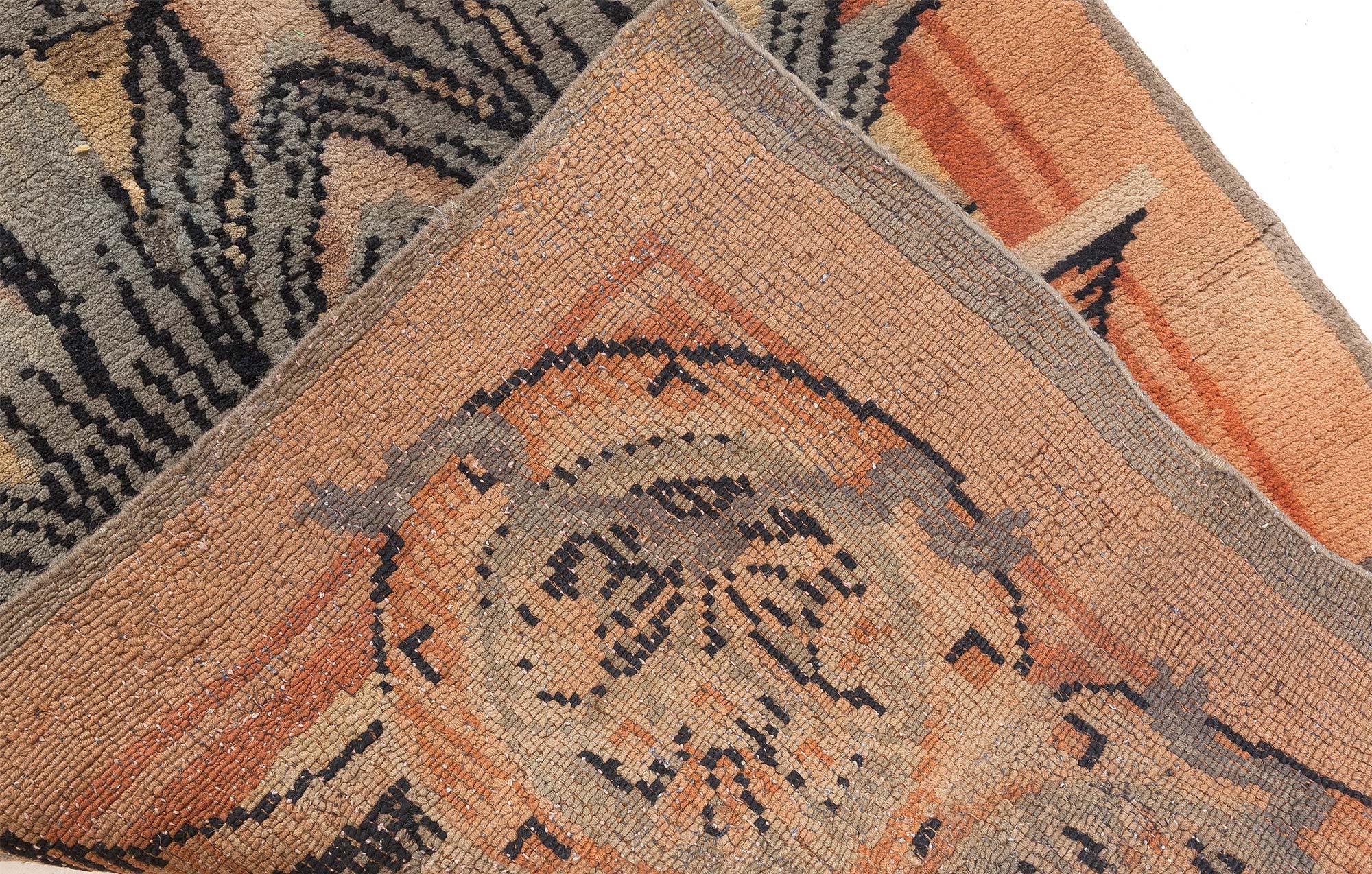 Wool Savonnerie Runner (fragment) Doris Leslie Blau For Sale