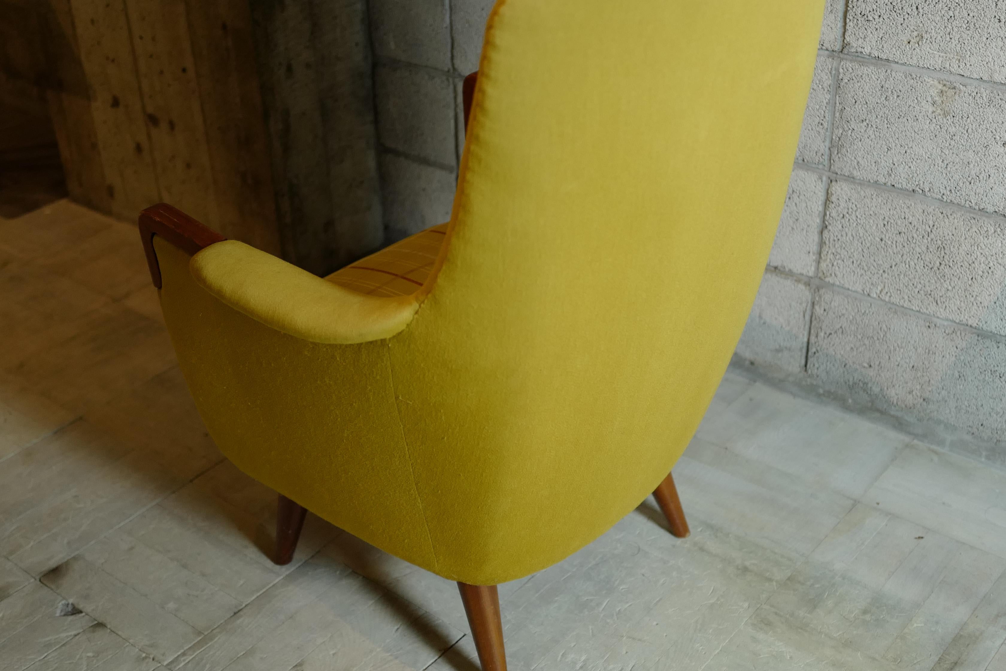 Mid-20th Century savoy armchair by Torbjørn Afdal & Rolf Hesland For Sale