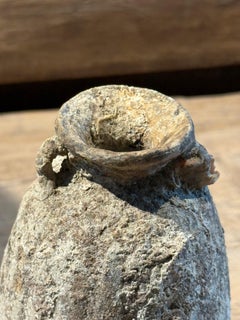 16th Century Sawankhalok Parfum Bottle, Ceramic, Thailand, Two Handles