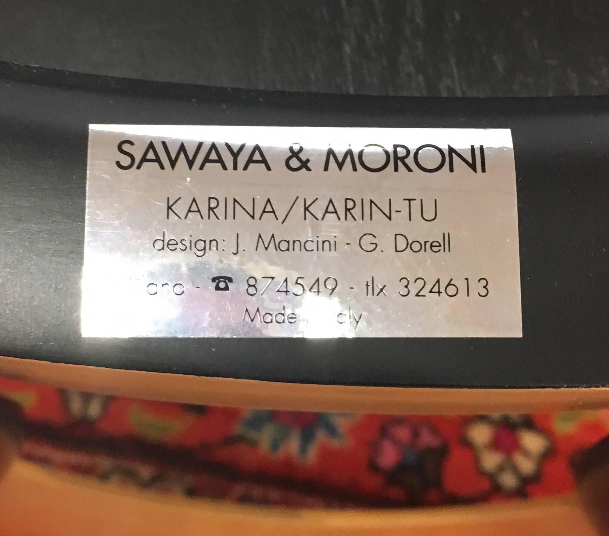 Italian Sawaya & Moroni Made in Italy Karina/Karina TV Chair J. Mancini & G. Dorell
