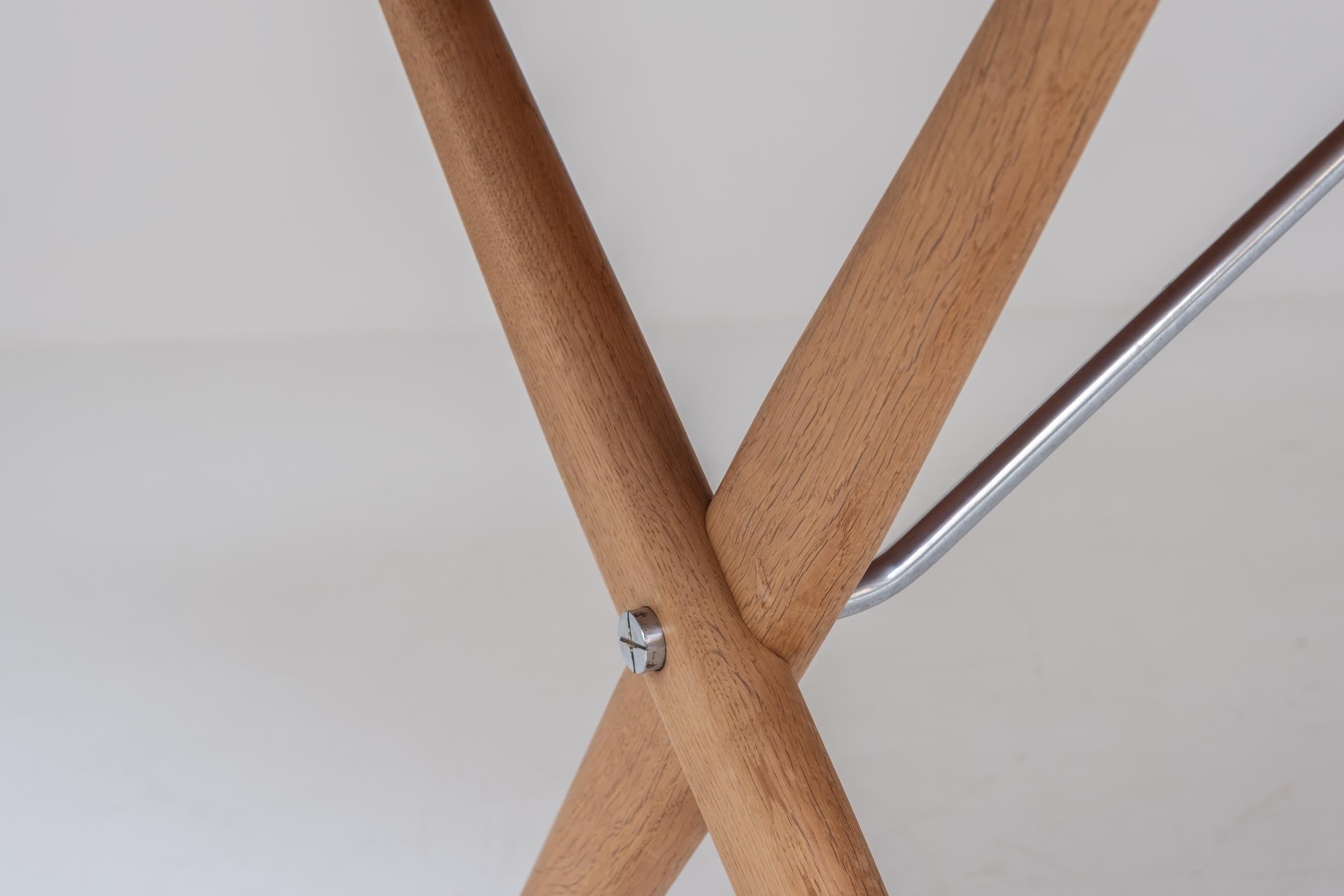 Sawbuck or AT 303 dining table by Hans Wegner for Andreas Tuck, Denmark 1950s 6
