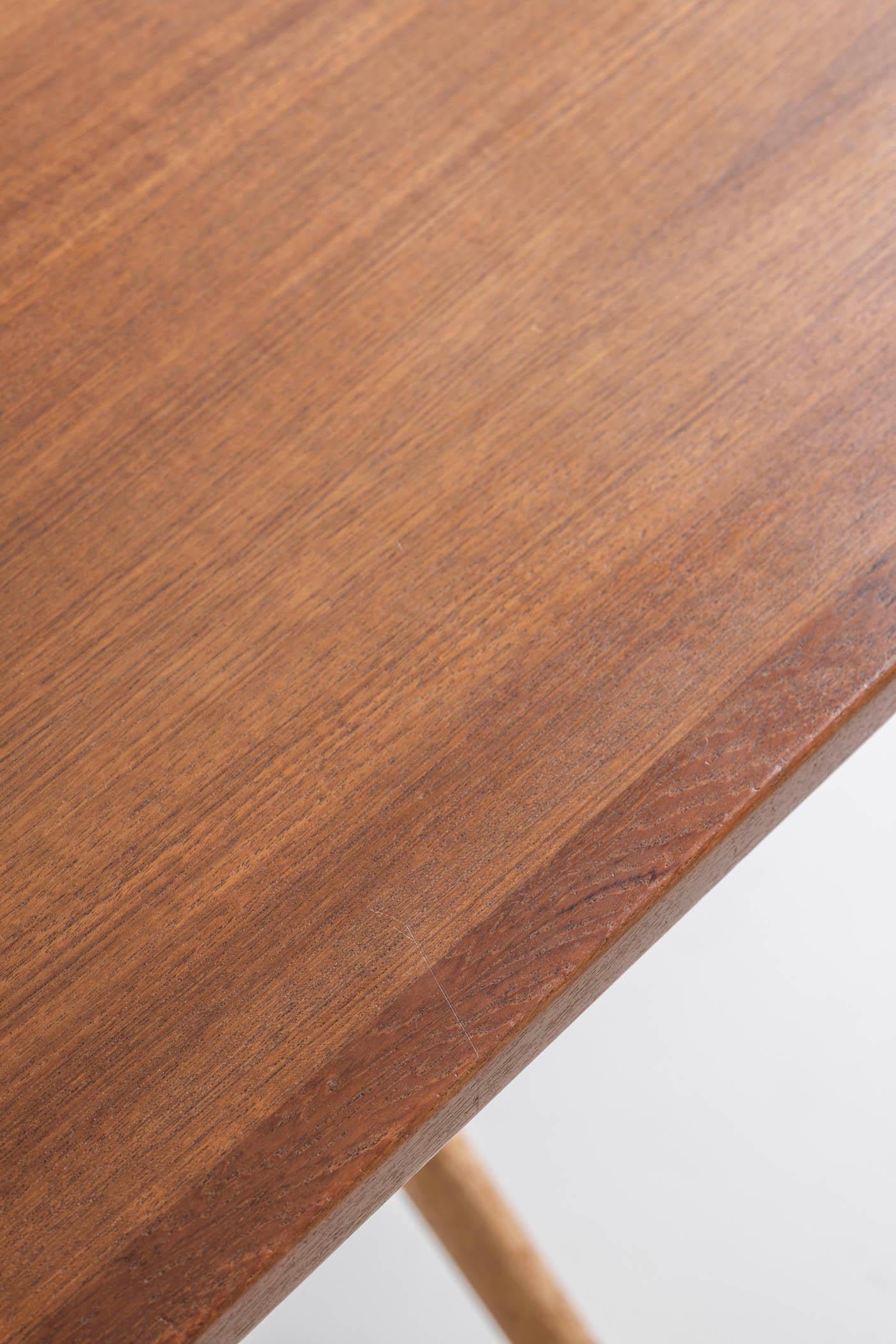 Table de salle à manger Sawbuck ou AT 303 par Hans Wegner pour Andreas Tuck, Danemark années 1950 en vente 8