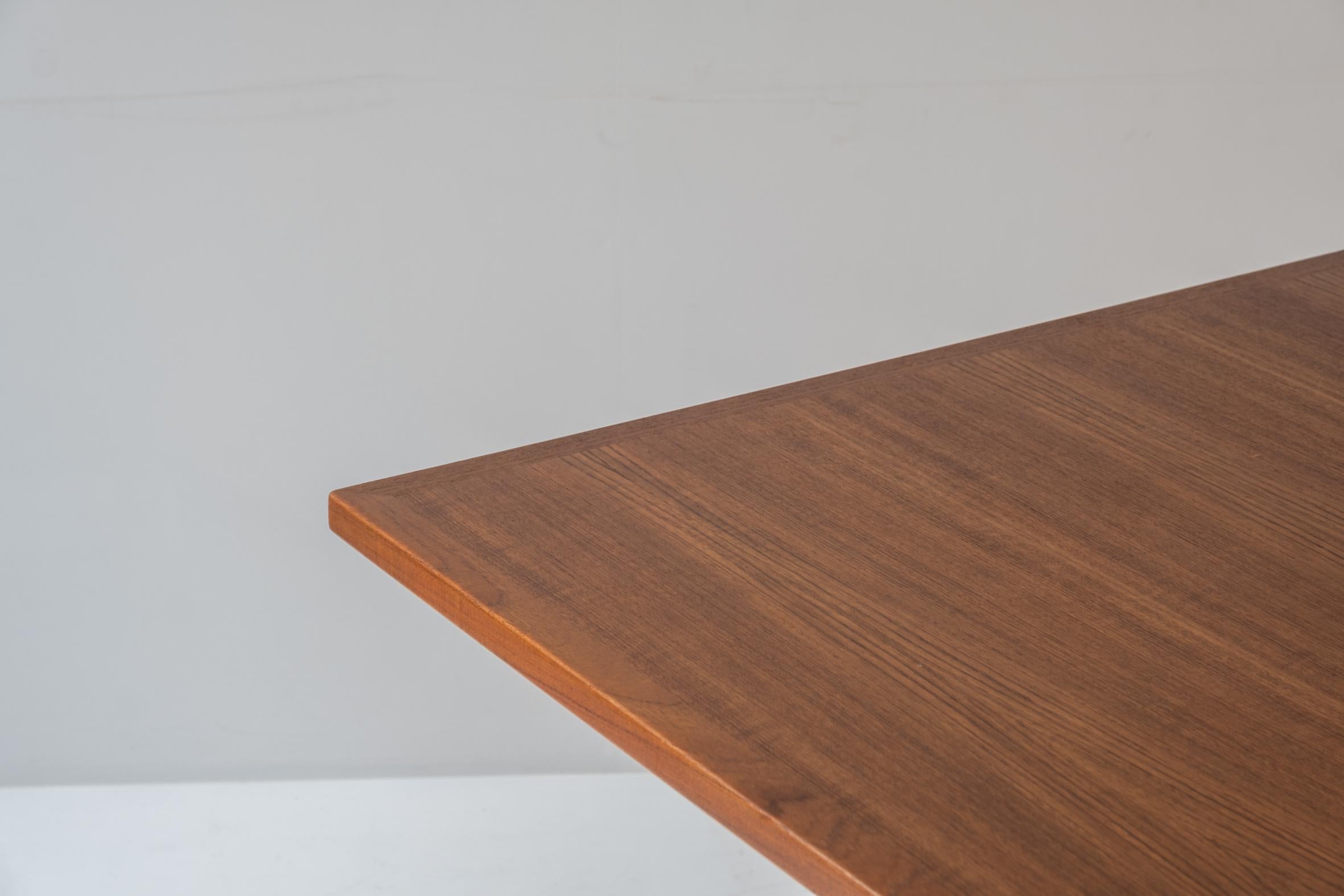 Sawbuck or AT 303 dining table by Hans Wegner for Andreas Tuck, Denmark 1950s 10
