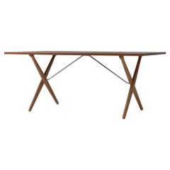Sawbuck or AT 303 dining table by Hans Wegner for Andreas Tuck, Denmark 1950s