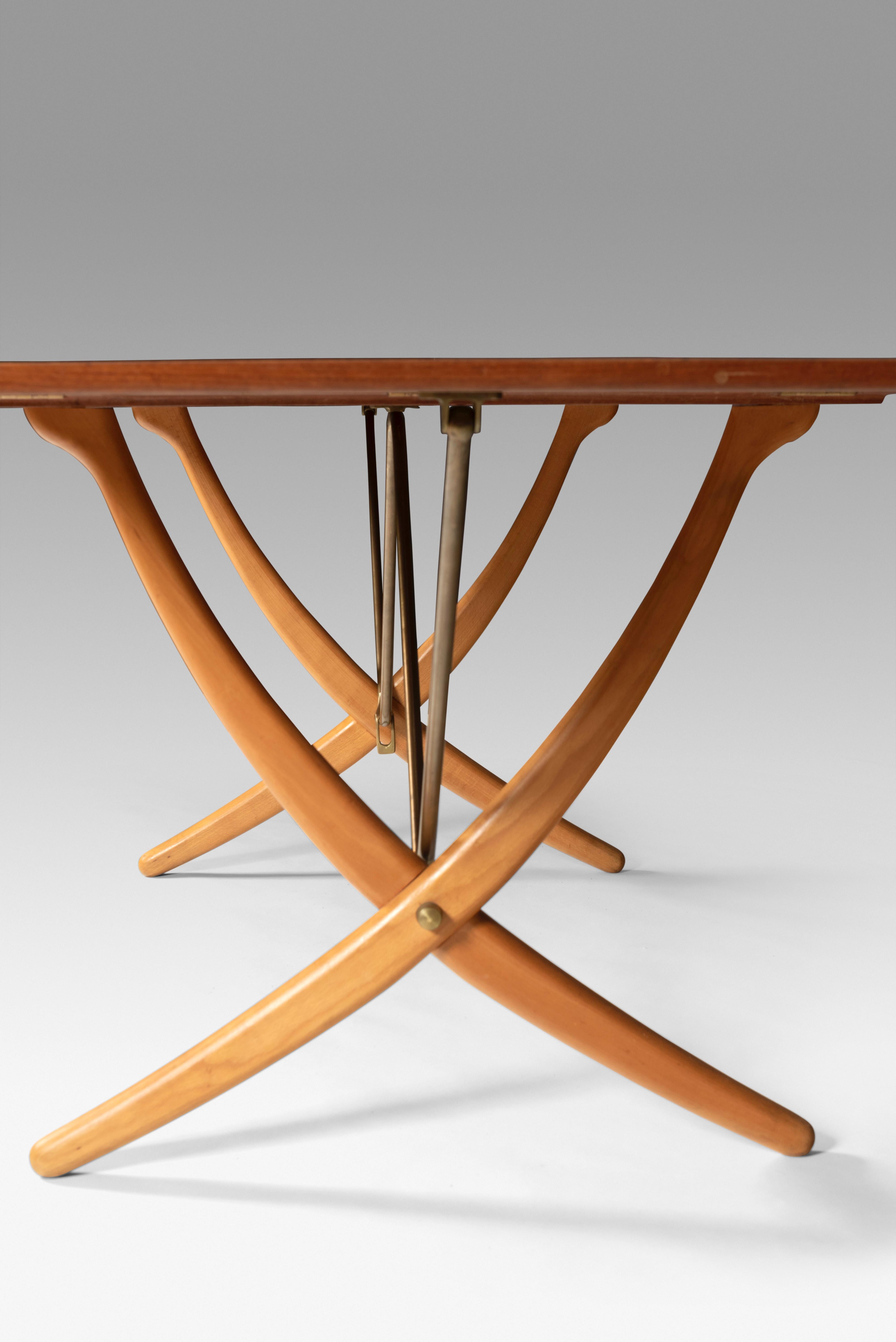 Danish Sawhorse Table Model AT-304 by Hans Wegner