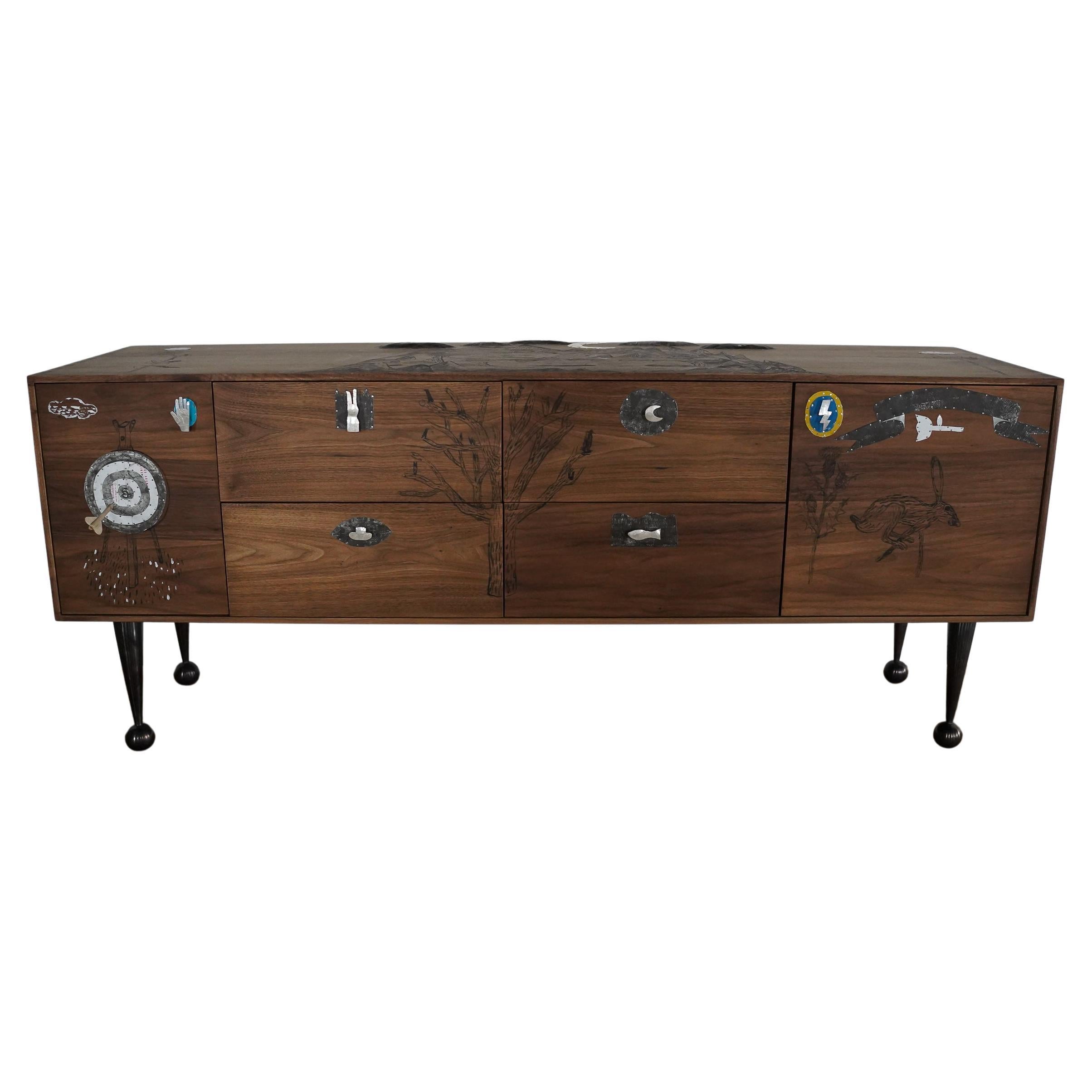 Sawkille Co. Credenza Hatfield "Flecha" de Jonah Meyer en venta