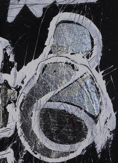 Tier (nach Michelangelo) Figuratives Gemälde in Mischtechnik