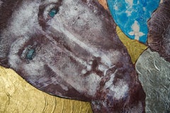 Diamantes a través del cielo. ( Estrellas fugaces).  Contemporáneo  Pintura figurativa