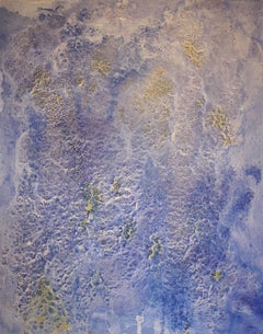 Peinture à l'huile abstraite contemporaine « Toaist Landscape, Mountains and Mist »