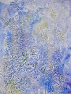 Peinture à l'huile abstraite contemporaine « Toaist Landscape, Mountains and Mist »