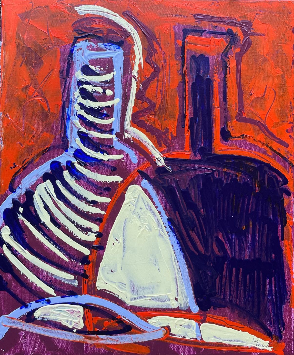 Boutielles St. Emilion Nr. 3 – Painting von Sax Berlin