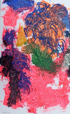 Cascada. Pintura al óleo surrealista contemporánea