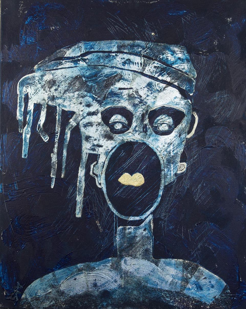 Cry For Freedom, The Promise Of America, Neoexpressionistisches Ölgemälde