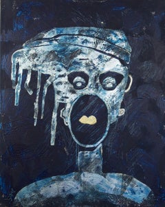 Cry For Freedom, The Promise Of America, Neo Expressionist Oil Painting