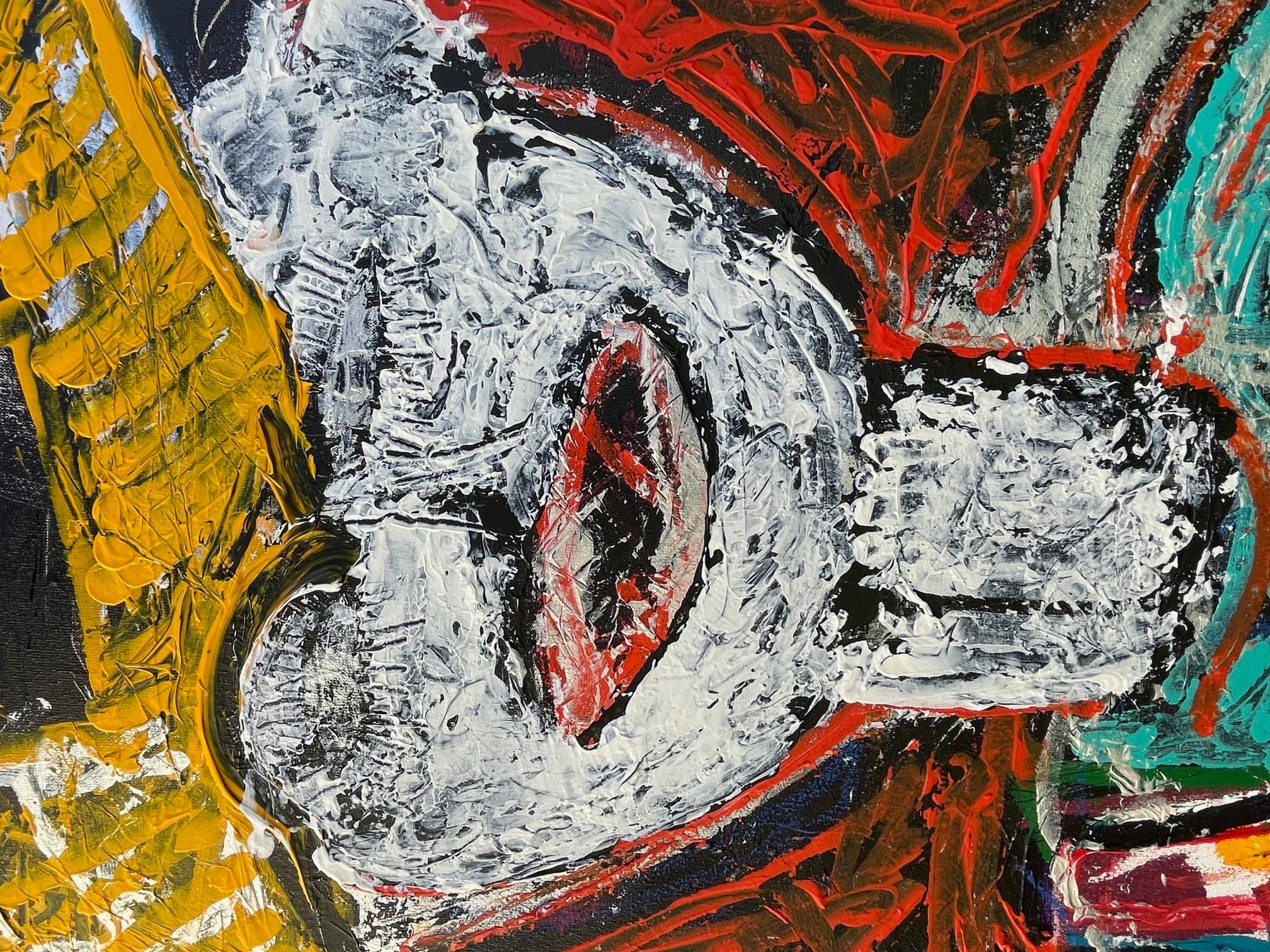 Dagustation. Shining Eyes (Abstrakter Expressionismus), Painting, von Sax Berlin