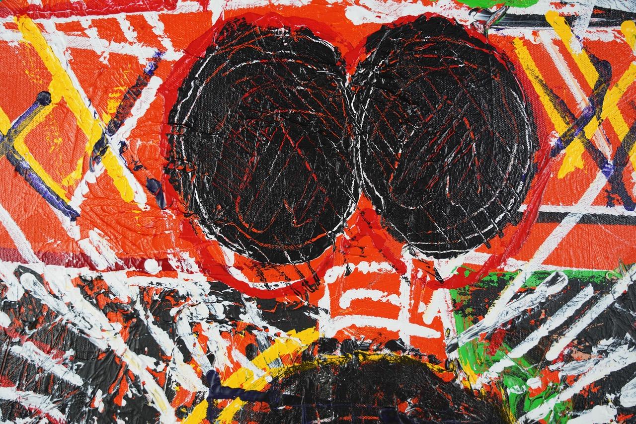Éxtasis:  Pintura al óleo neoexpresionista contemporánea - Painting de Sax Berlin