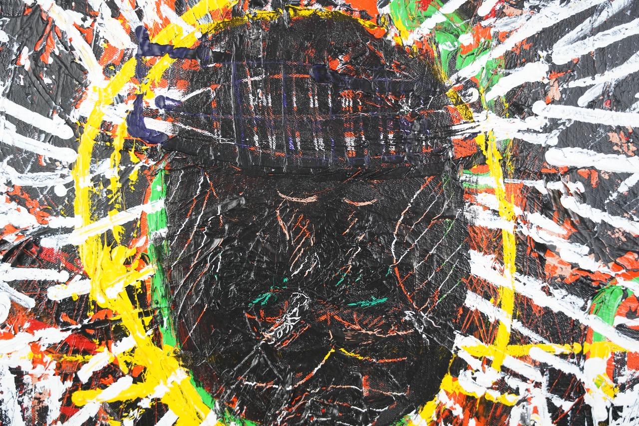 Éxtasis:  Pintura al óleo neoexpresionista contemporánea - Painting Neoexpresionista de Sax Berlin