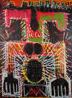 Ecstasy:  Contemporary Neo Expressionist Oil Painting