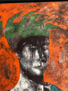 Fire Birds: Contemporary figurative oil painting by Sax Berlin