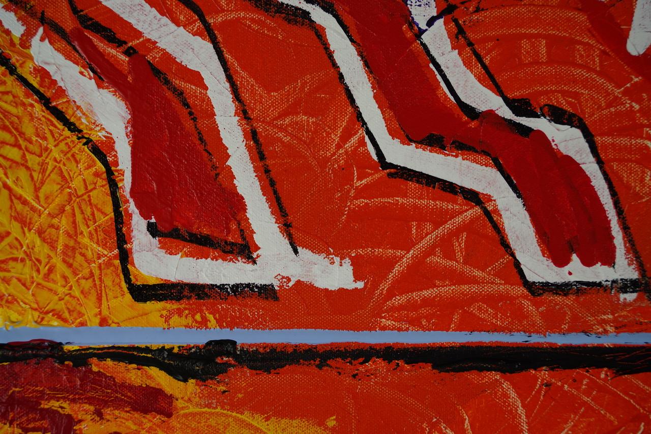 Sax Berlin ha creato questa enigmatica e metafisica immagine della leggendaria Fiamma del Deserto in questa splendida opera d'arte contemporanea. La Fiamma del Deserto possiede la capacità di creare illusioni e allucinazioni, può ingannare la
