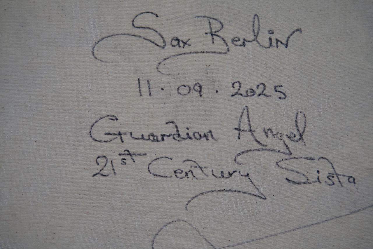 Schutzengel. Sista des 21. Jahrhunderts.  Zeitgenössisches figuratives Gemälde (Neue Wilde), Painting, von Sax Berlin
