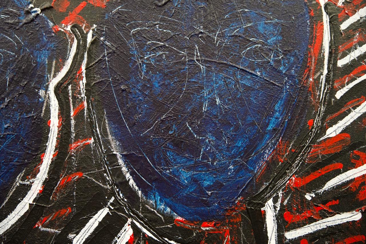 Die Schutzengel sind zurück 2025:  Zeitgenössisches figuratives Gemälde – Painting von Sax Berlin