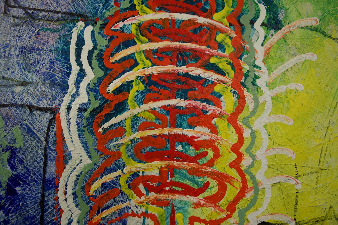 AND Light - Néo-expressionnisme Painting par Sax Berlin