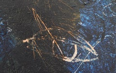 "Obdachlos" Zeitgenössisches figuratives neo-expressionistisches Ölgemälde