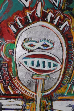 "Jazz Kats, Mo Better Blues" Contemporary Abstract Expressionist  Painting