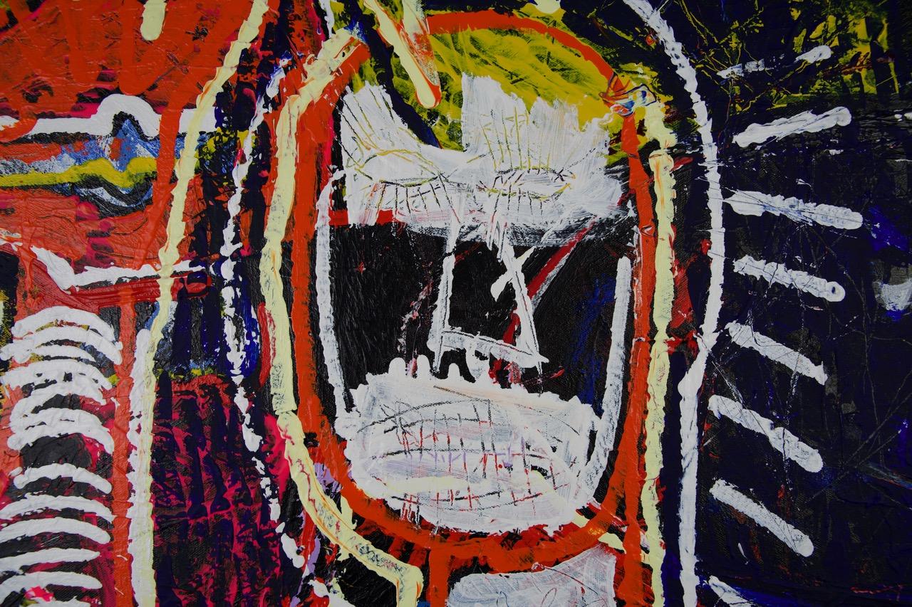 Jewel In The Dust:  Contemporary Ölgemälde – Painting von Sax Berlin
