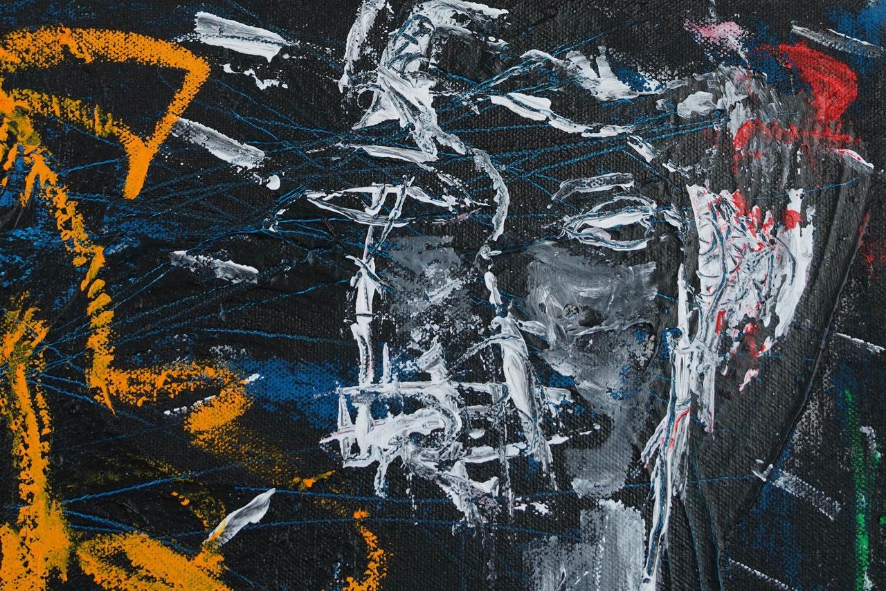 LaLa Land. Pintura al óleo neoexpresionista contemporánea sobre lienzo - Painting Neoexpresionista de Sax Berlin