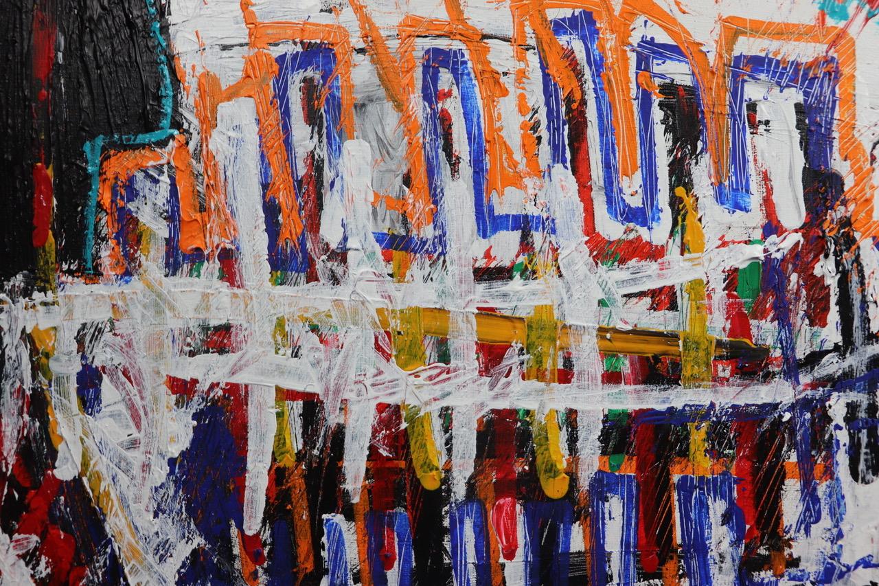 Mortalità.  Pittura ad olio neo-espressionista contemporanea - Painting di Sax Berlin
