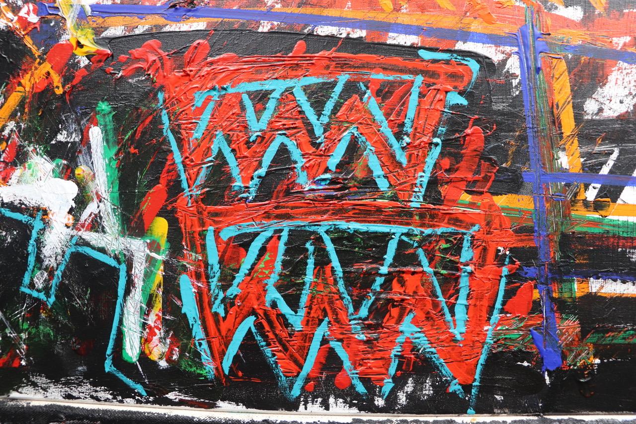Mortalità.  Pittura ad olio neo-espressionista contemporanea in vendita 2
