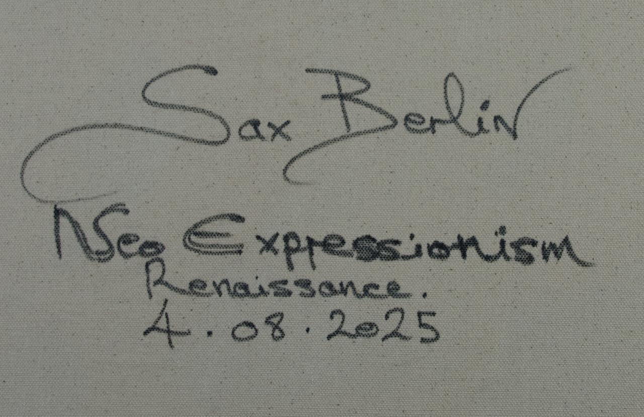 Neo-Expressionismus: Renaissance:  Zeitgenössisches figuratives Gemälde – Painting von Sax Berlin