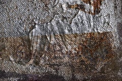 "Peace To America" Große Contemporary  Öl, Blattgold und Blattsilber  Malerei