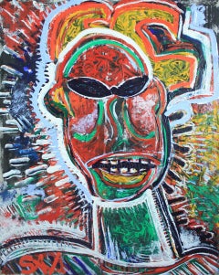 "SAMO in ombra"  Omaggio contemporaneo a Basquiat di Sax Berlin