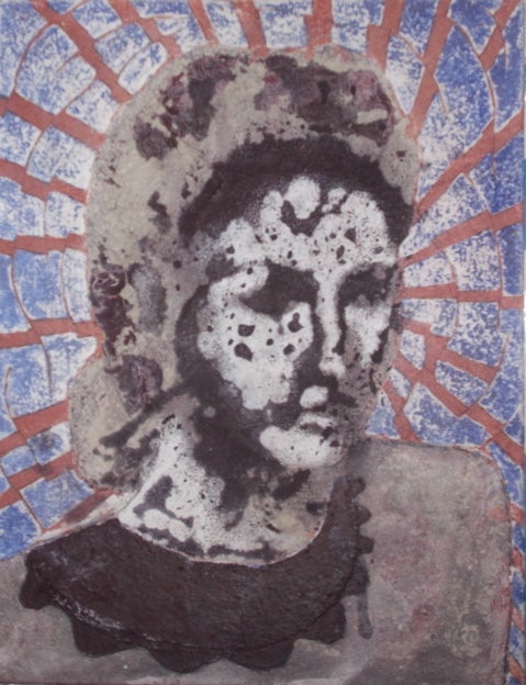 Figurative Painting de Sax Berlin - El acantilado de Safo. Pintura figurativa contemporánea