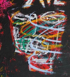 Rette unsere Welt jetzt! :Contemporary Neo Expressionist Ölgemälde