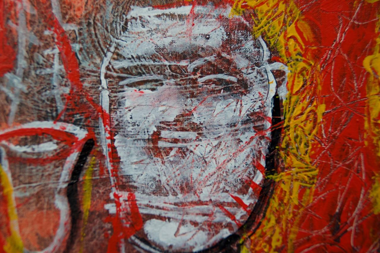 In seinen neoexpressionistischen Gemälden weckt Berlin Erinnerungen an düstere und gefährliche Tage in New York und an die pulsierende anarchistische Zeit von Basquiat, Haring und Warhol. Sax in The City erinnert sich an seine eigene Zeit in New