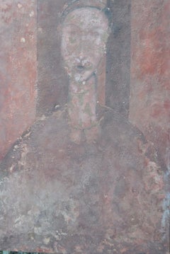 Plusieurs teintes de poussière :  Peinture à l'huile figurative contemporaine